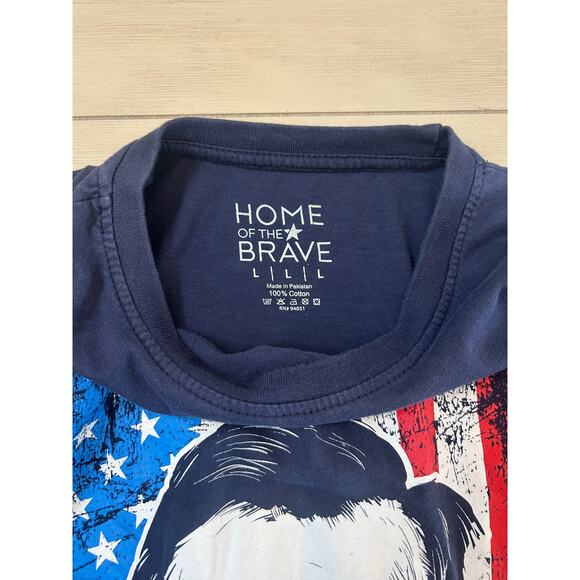 Patriotic Abraham Lincoln Tshirt Adult Size Large Fourth of July Red White Blue - Picture 3 of 7